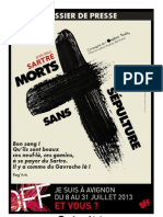 Dossier de Presse Morts Sans Sépulture Avignon OFF 2013