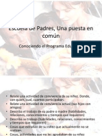 Escuela de Padres, Una puesta en com�n.pptx