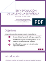 Origen y Evolución Del Español