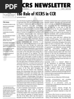 ICCRS Newsletter For March-April 2009