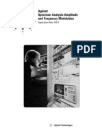 Agilent Spectrum Analysis Amplitude and Frequency Modulation