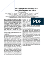 Led-Based Public Lighting System Reliability For A Reduced Impact On Environment and Energy Consumption