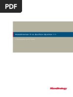 MicroStrategy 9 Vs QlikTech 11