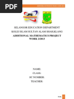 Download Additional Mathematics Project Work Index Number by Umair Pearl SN150373617 doc pdf