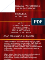 Merokok Sebagai Faktor Risiko Kematian Akibat Stroke