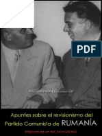 Recopilación Documental Apuntes Sobre El Revisionismo Del Partido Comunista de Rumanía