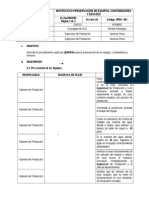 V2 - IPRO-001 Instructivo Preservación de Equipos y Contenedores