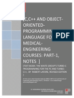 C, C++ Language For Bio-Medical Engineering Courses PDF