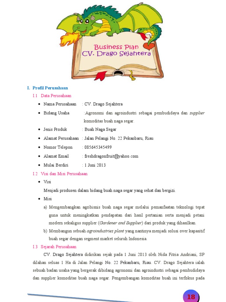 Business plan sop buah 07 picture