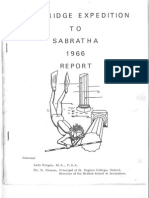 Cambridge Expedition To Sabratha 1966. Yorke, RA, Davidson, DP Et Al.