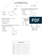 Prova P3 de Matematica 2BIM Com Gabarito 2013