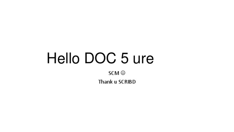 Hello My 5 | PDF