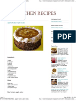 My Kitchen Recipes: Apple Cake (Aple Cak)