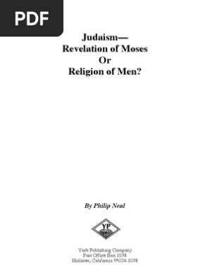 Judaism Revelation Of Moses Or Religion Of Men Pdf Pharisees Oral Torah