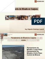 Planeamiento de Minado en Cuajone Souther Peru 2002