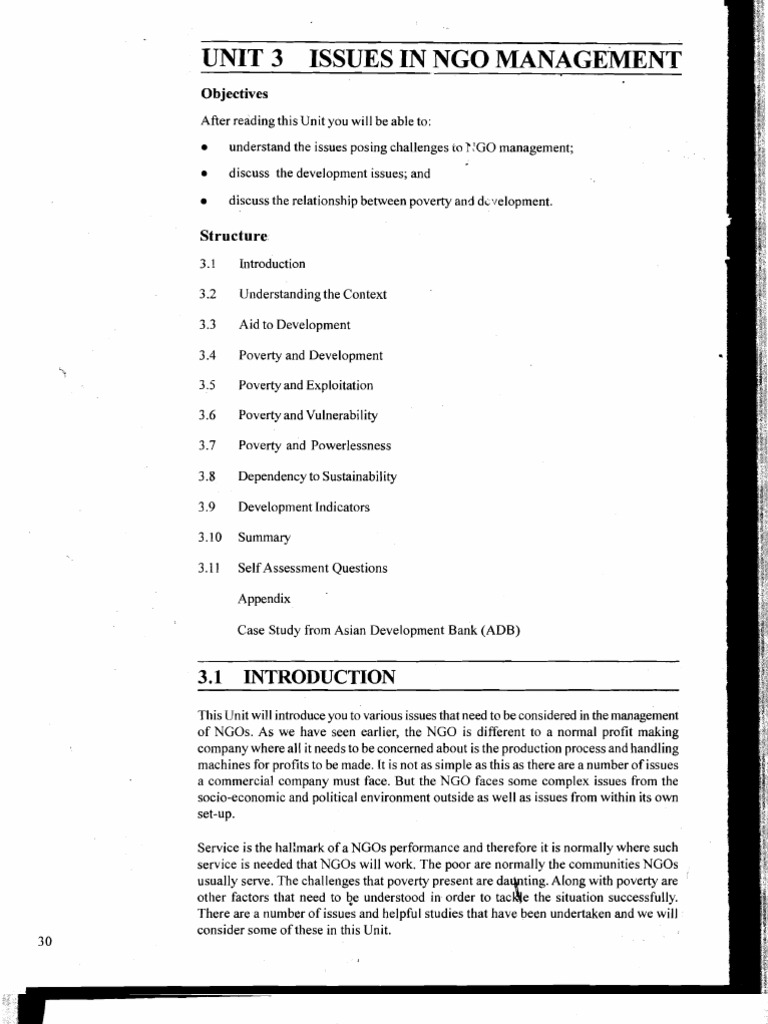 NGO Management Challenges and Development | PDF | Human Trafficking ...