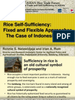 PPT: Rice Self-Sufficiency: Fixed and Flexible Approaches-The Case of Indonesia