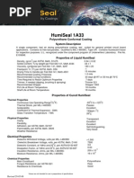 Download Humiseal 1A33 Conformal Coating English Tds by Lee Hitchens SN15043572 doc pdf