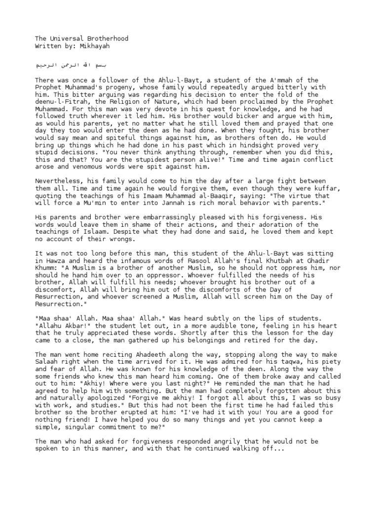 Speech on universal brotherhood is more valuable than patriotism 05 image