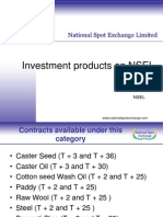 Investment Products On NSEL