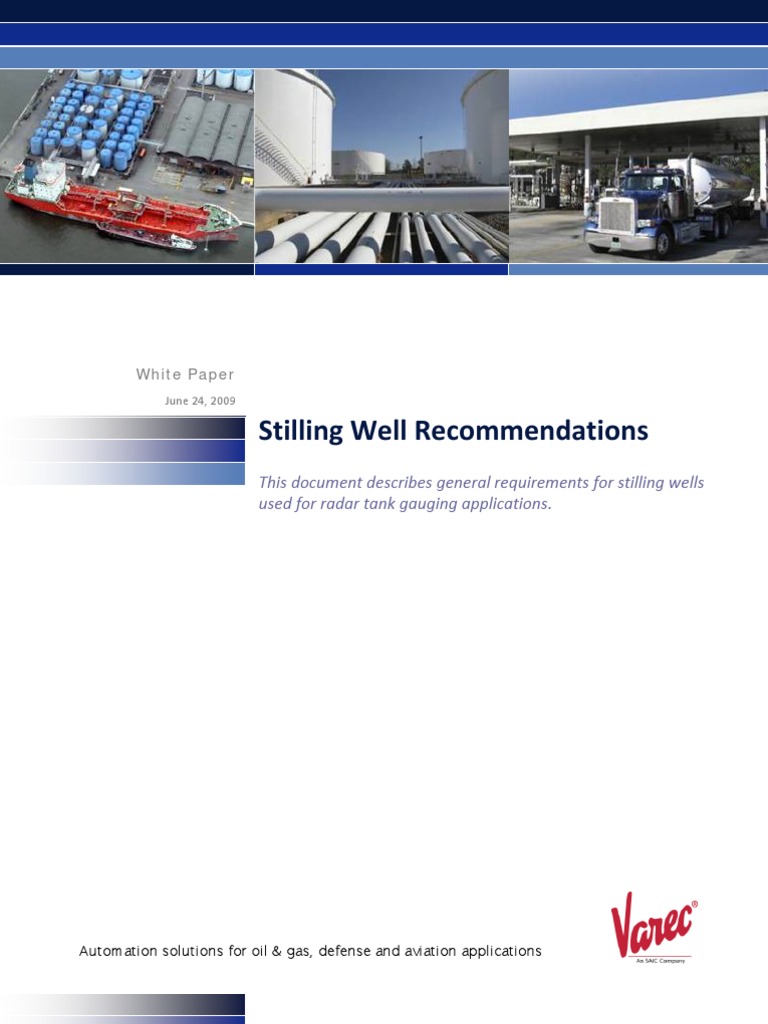 Radar Stilling Wells | PDF | Pipe (Fluid Conveyance) | Valve