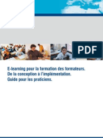 E-Learning Pour La Formation Des Formateurs. de La Conception À L'implémentation. Guide Pour Les Praticiens.