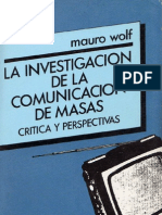 Wolf Mauro La Investigacion de La Comunicacion de Masas