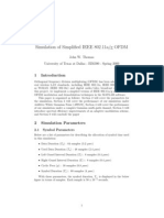 Simulation of Simplified IEEE 802.11a/g OFDM