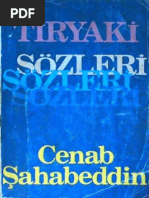 Cenab Şahabeddin - Tiryaki Sözler