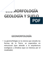 Geomorfología Geología y Suelo