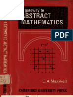 Maxwell AGatewayToAbstractMathematics
