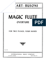 Die Zauberflöte Ouverture Piano Duo - Busoni