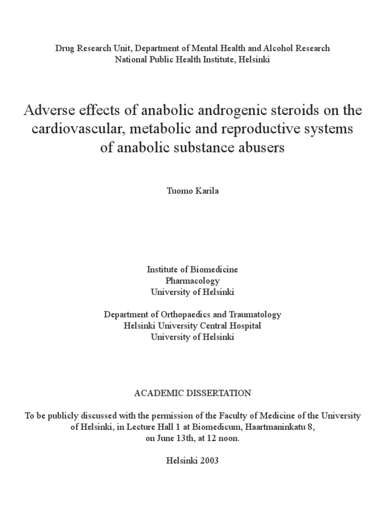 Anabolic Androgenic Steroids | PDF | Testosterone | Doping In Sport