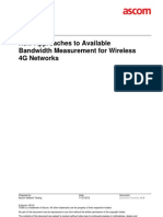 Ascom Network Testing - Available Bandwidth Measurements Technical Paper