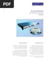 CableFree Low Cost Microwave Radio Datasheet