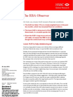 HSBC - The RBA Observer (28 June 2013)