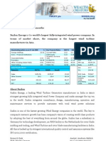 Investment Report - Suzlon