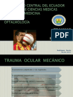 Trauma Ocular (Mecánicos)