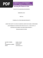 Download Research Proposal Assess the Safety Culture Awareness Among Managers Supervisors and Workers in Construction Site in Klang-A Case Study at Hotwer Development Sdn Bhd Maiden Project - The BOSS Service Suites by Kua Ming Teck SN150478795 doc pdf