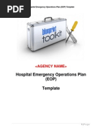 Download Hospital Emergency Operations Plan Template by leonardo trancoso SN150480610 doc pdf