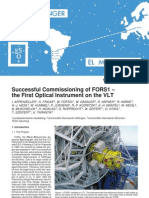 Successful Commissioning of FORS1 - The First Optical Instrument On The VLT