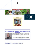 Domingo, 30 de Septiembre de 2012: ¿Y El Periodismo? ¿Y La Justicia? ¿Y Los Políticos? ¿Y Las Autoridades?