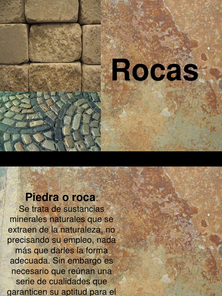 Rocas | PDF | Roca (geología) | Granito