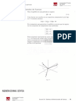 Equilibrio de Una Particula en Tres Dimensiones