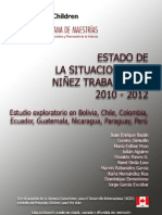 SCC ESTADO DE LA NI EZ TRABAJADORA Estudio Ocho Paises 2013 Word PDF