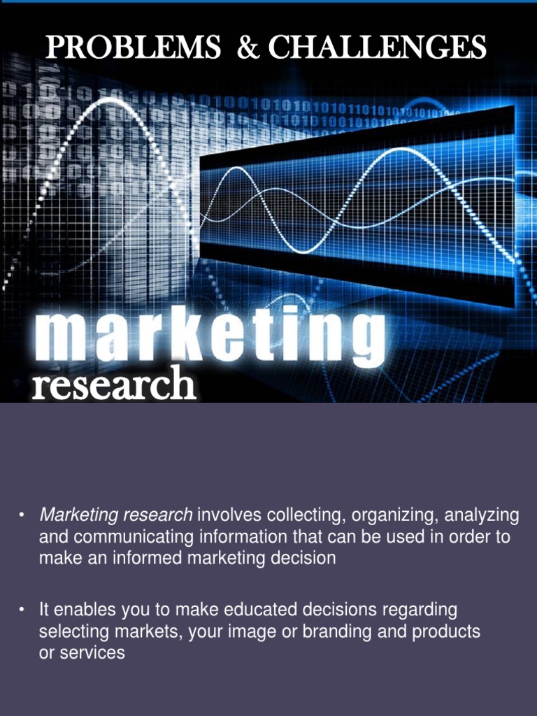 Problems & Challenges | PDF | Marketing Research | Data