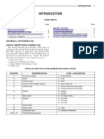 General Information: Vehicle Identification Number Decoding Chart