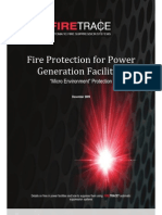 Generator Fire Supression System