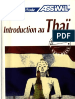 Introduction au Thaï