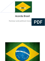 Acorda Brasil: Humour and Political Movements